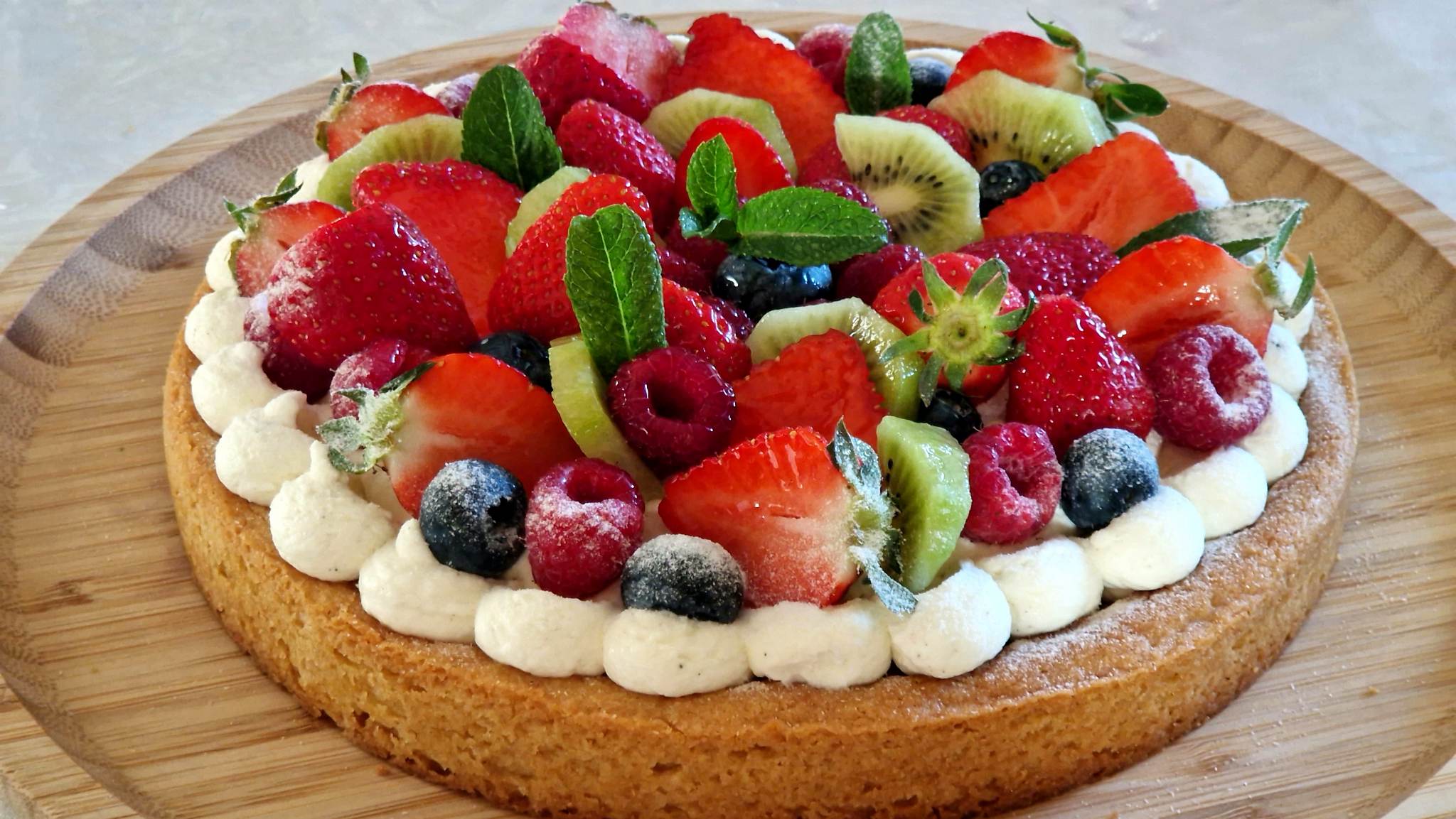 Gâteau Breton Façon Tarte aux Fruits Rouges Tatagateau